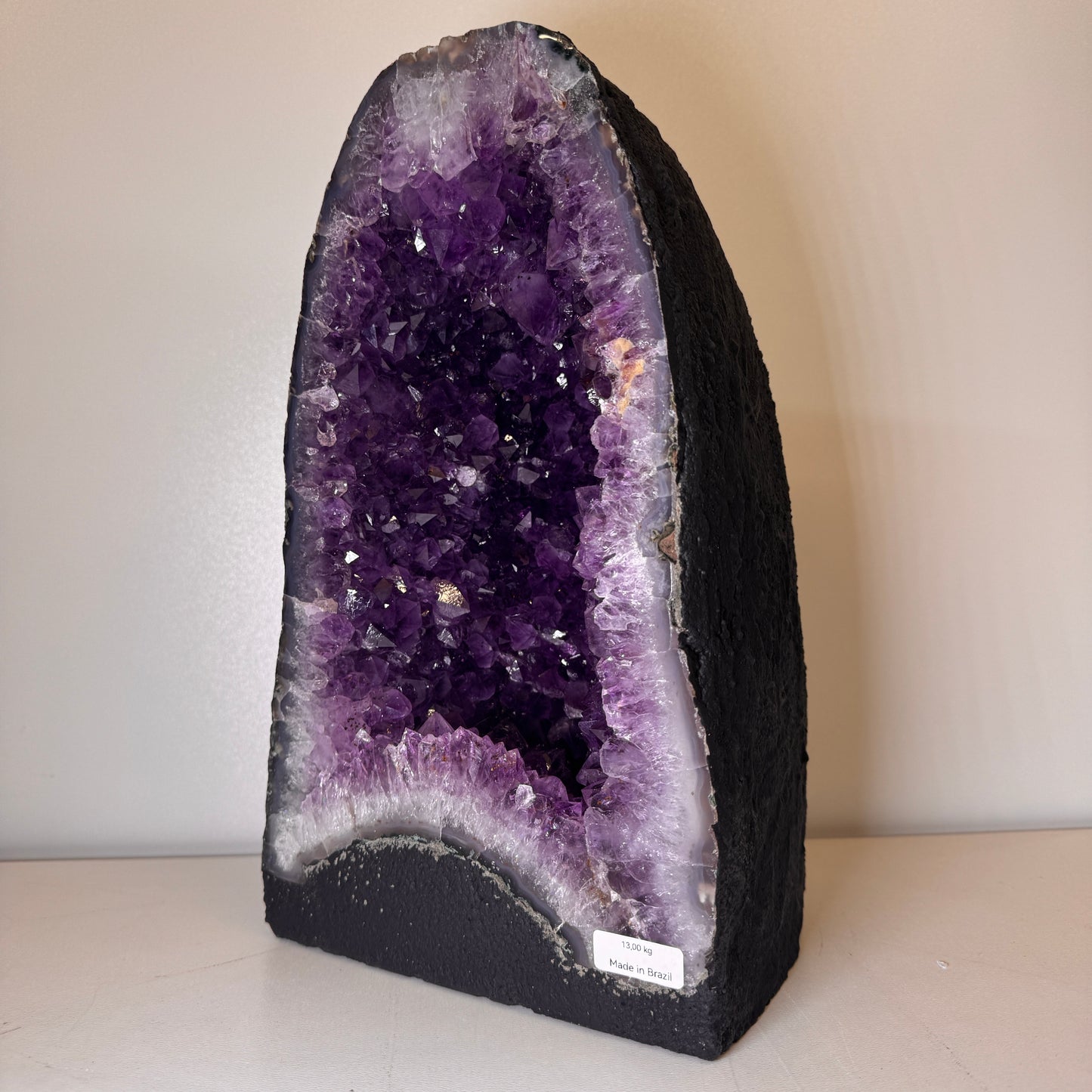 Dieppaarse Amethist Kathedraal – Hoge Kwaliteit uit Uruguay (13 kg)