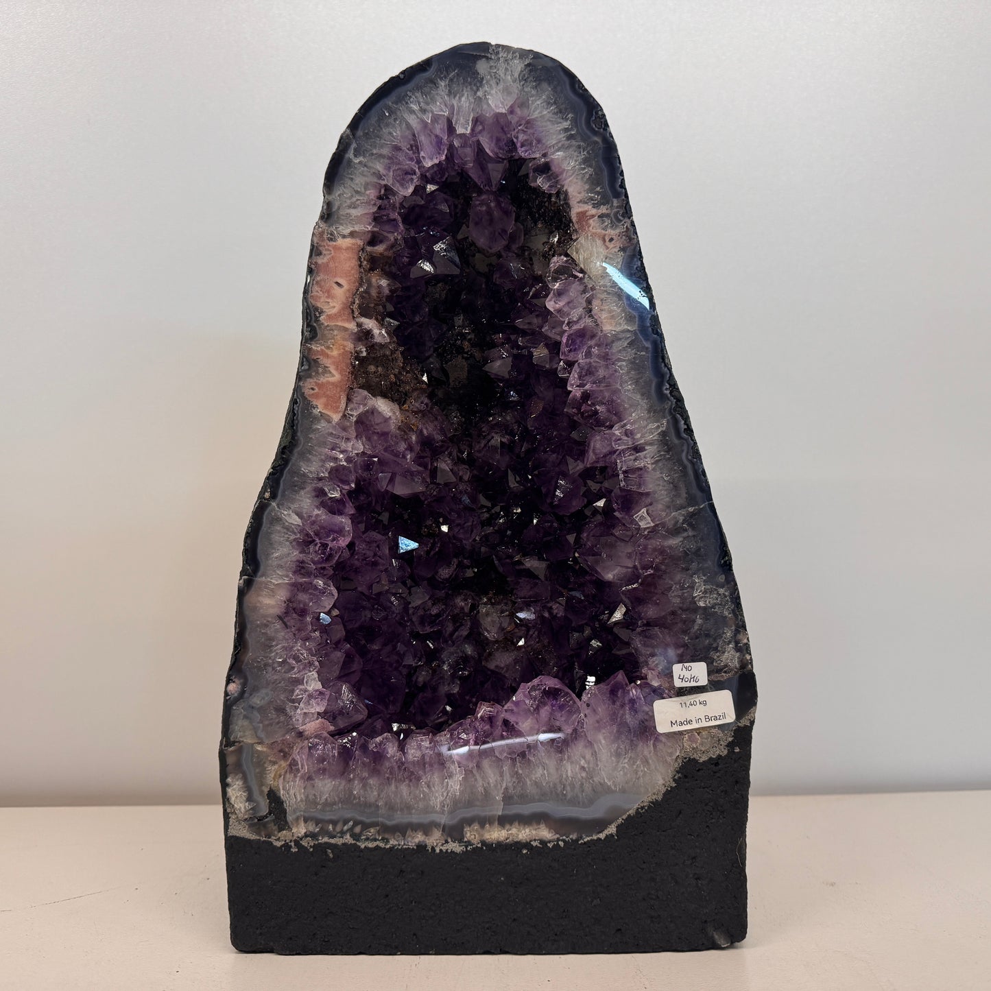 Dieppaarse Amethist Kathedraal – Hoge Kwaliteit uit Uruguay (11,4kg)