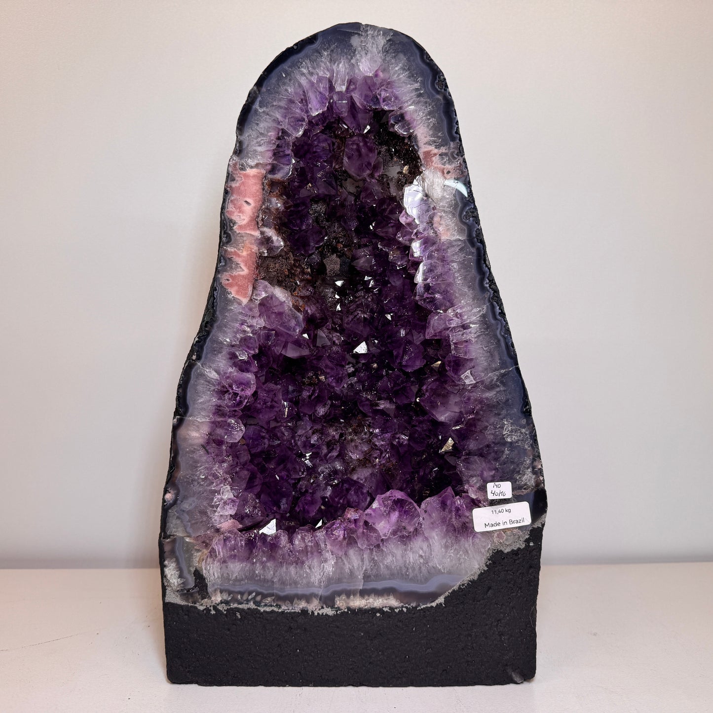 Dieppaarse Amethist Kathedraal – Hoge Kwaliteit uit Uruguay (11,4kg)