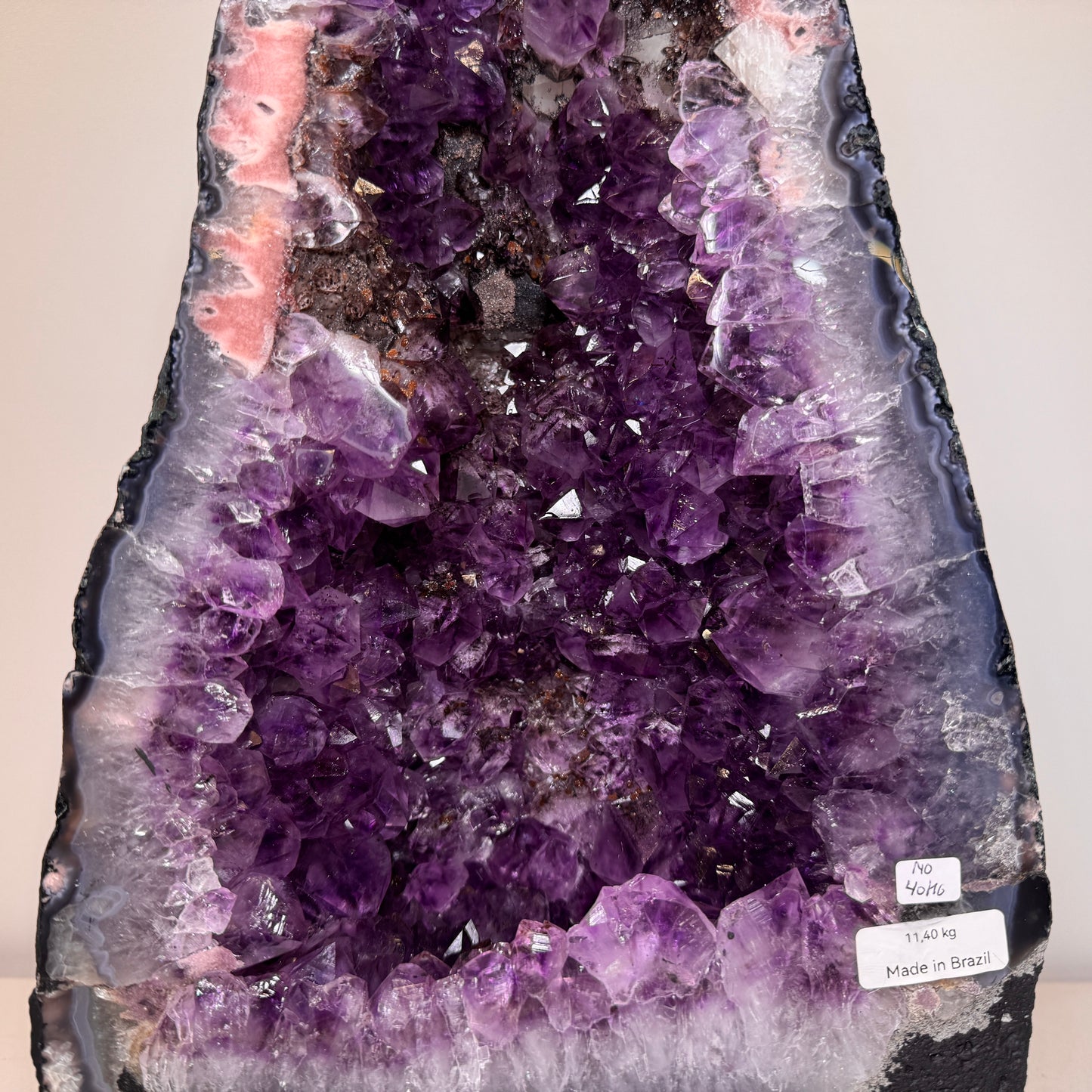 Dieppaarse Amethist Kathedraal – Hoge Kwaliteit uit Uruguay (11,4kg)