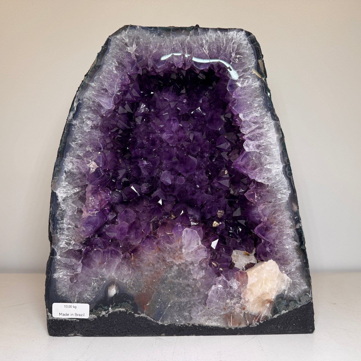 Dieppaarse Amethist Kathedraal – Hoge Kwaliteit uit Uruguay (13 kg)