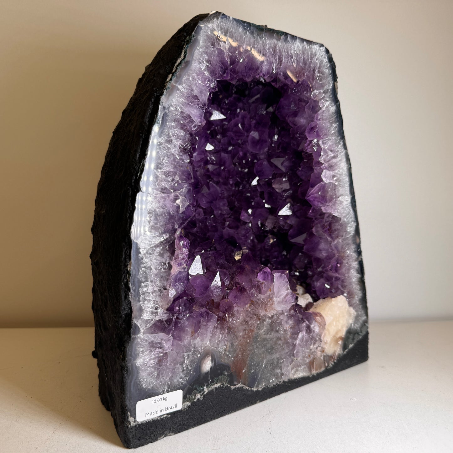 Dieppaarse Amethist Kathedraal – Hoge Kwaliteit uit Uruguay (13 kg)