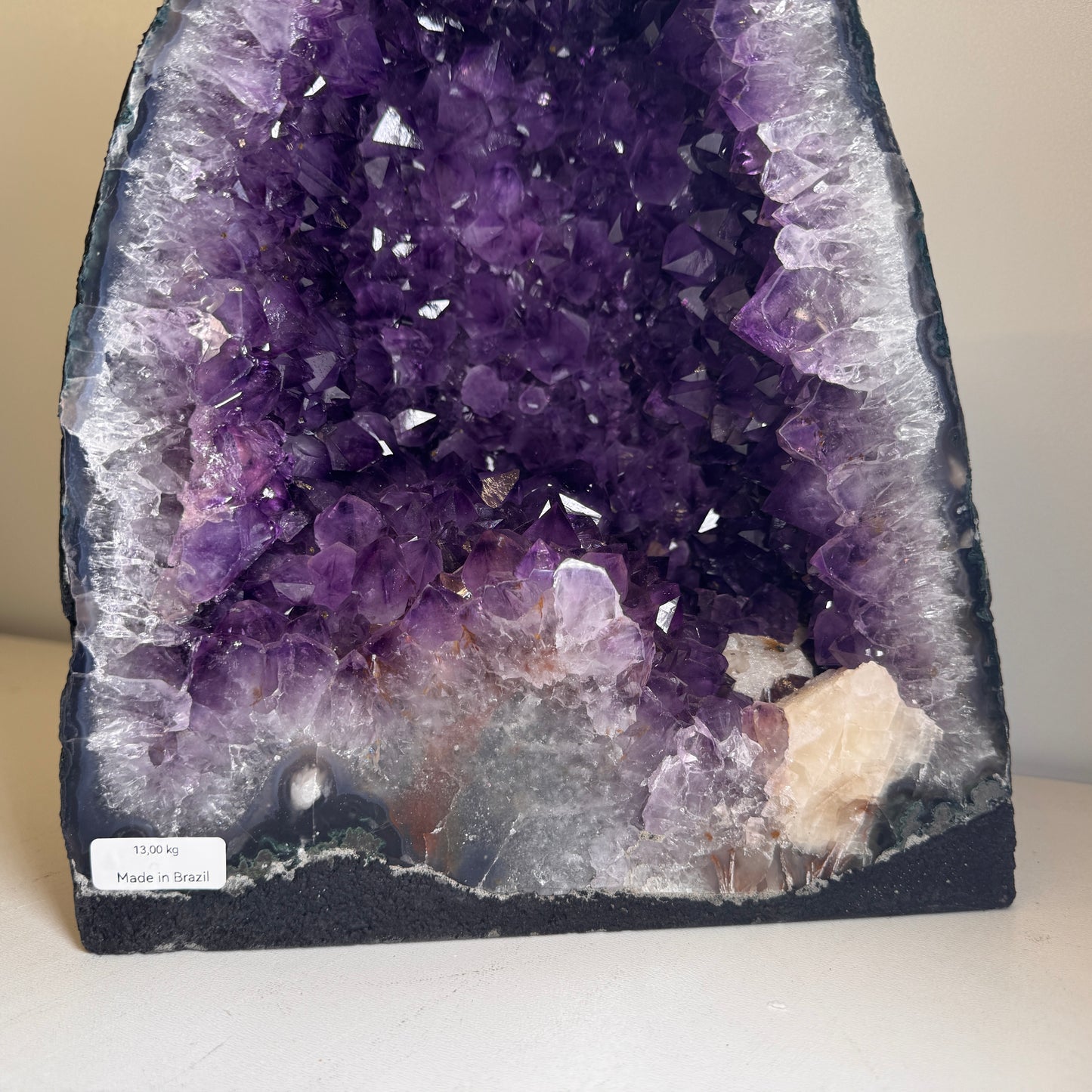 Dieppaarse Amethist Kathedraal – Hoge Kwaliteit uit Uruguay (13 kg)