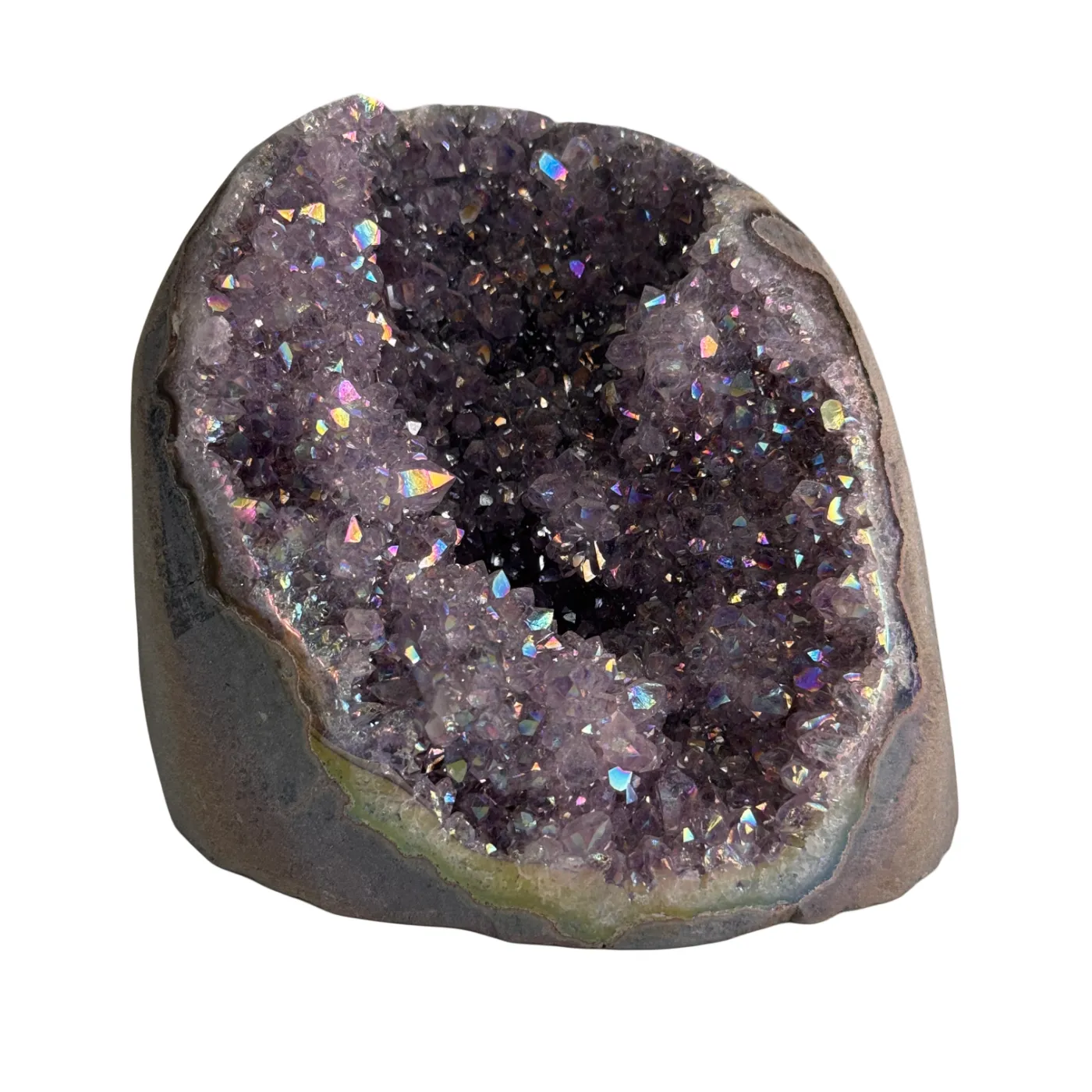 Titanium Aura Kwarts – Cut Base #3