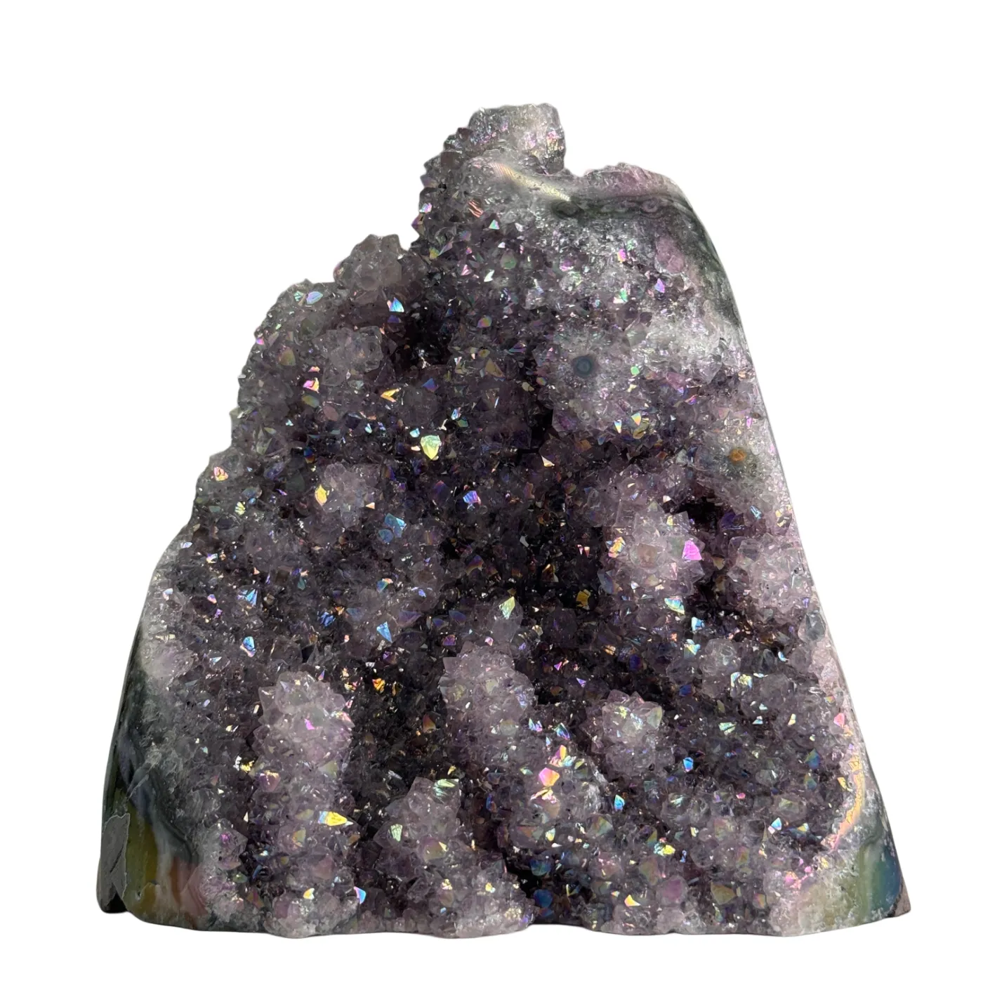 Titanium Aura Kwarts – Cut Base #4