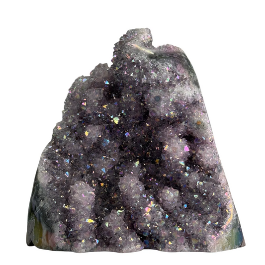 Titanium Aura Kwarts – Cut Base #4