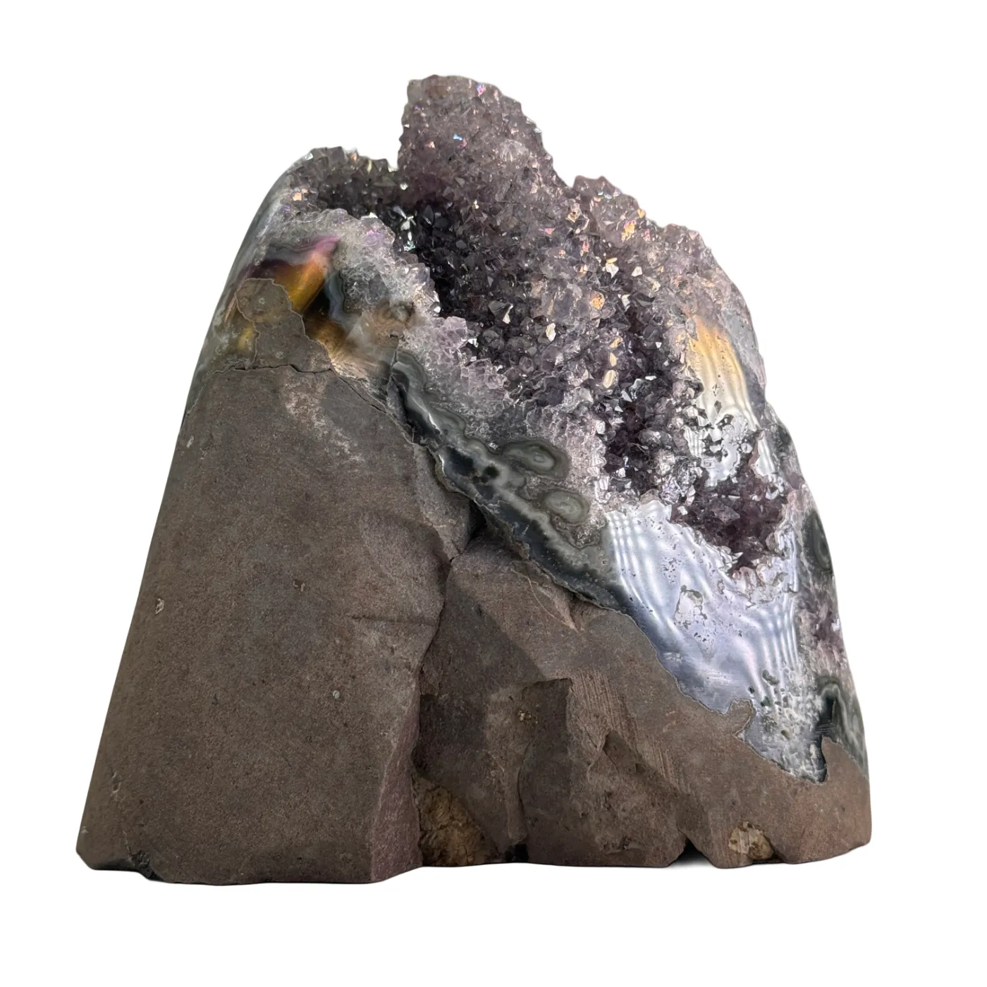 Titanium Aura Kwarts – Cut Base #4