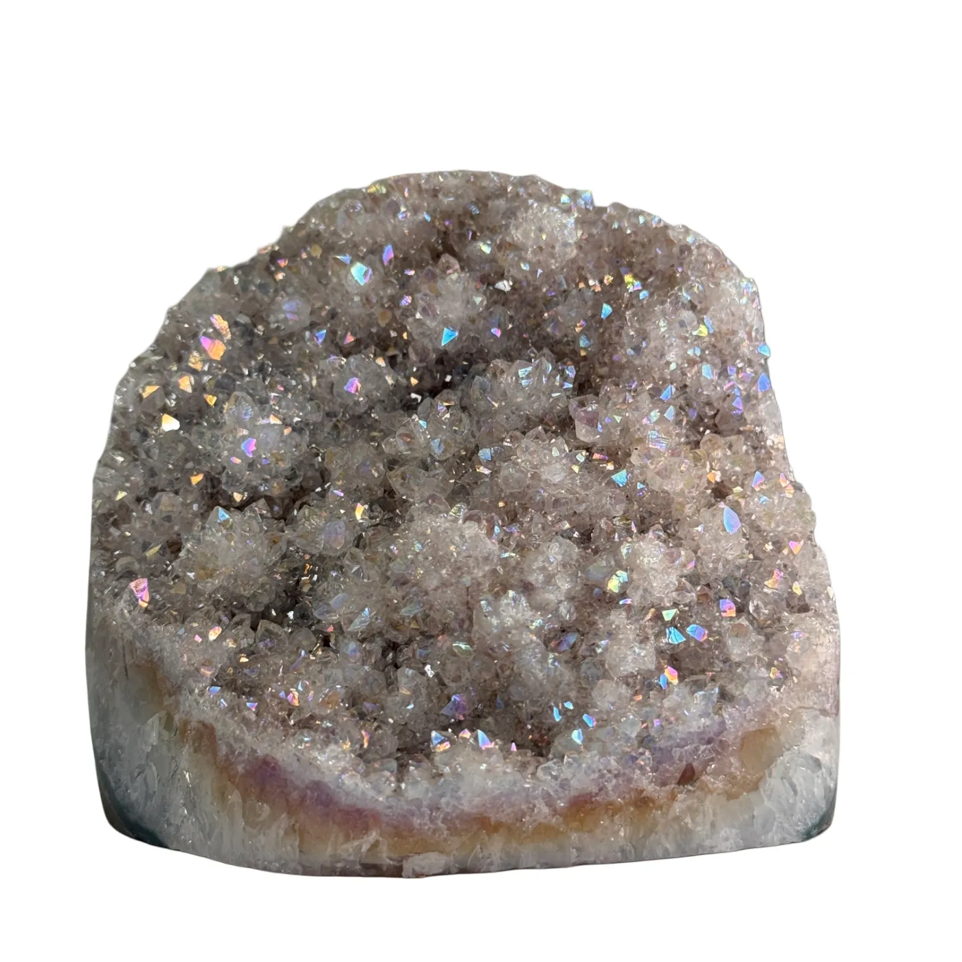 Titanium Aura Kwarts – Cut Base #5