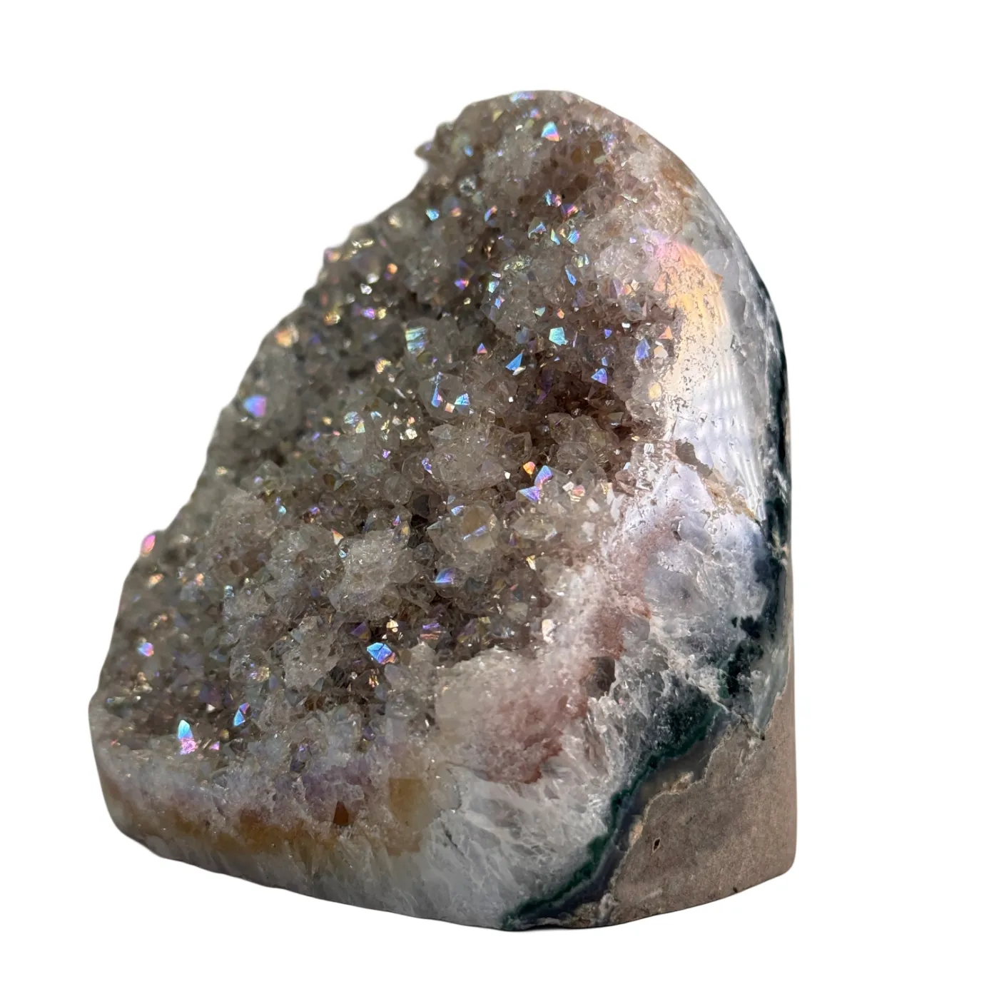 Titanium Aura Kwarts – Cut Base #5