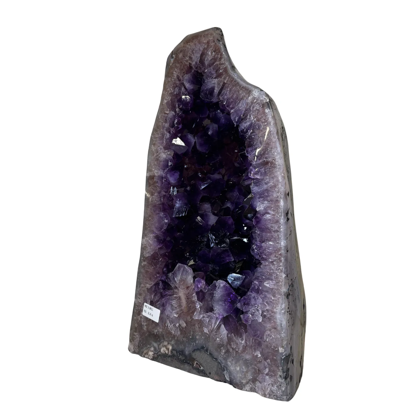 Zeer unieke amethist kathedraal – volledig gepolijst 35,36 kg (alleen afhalen)