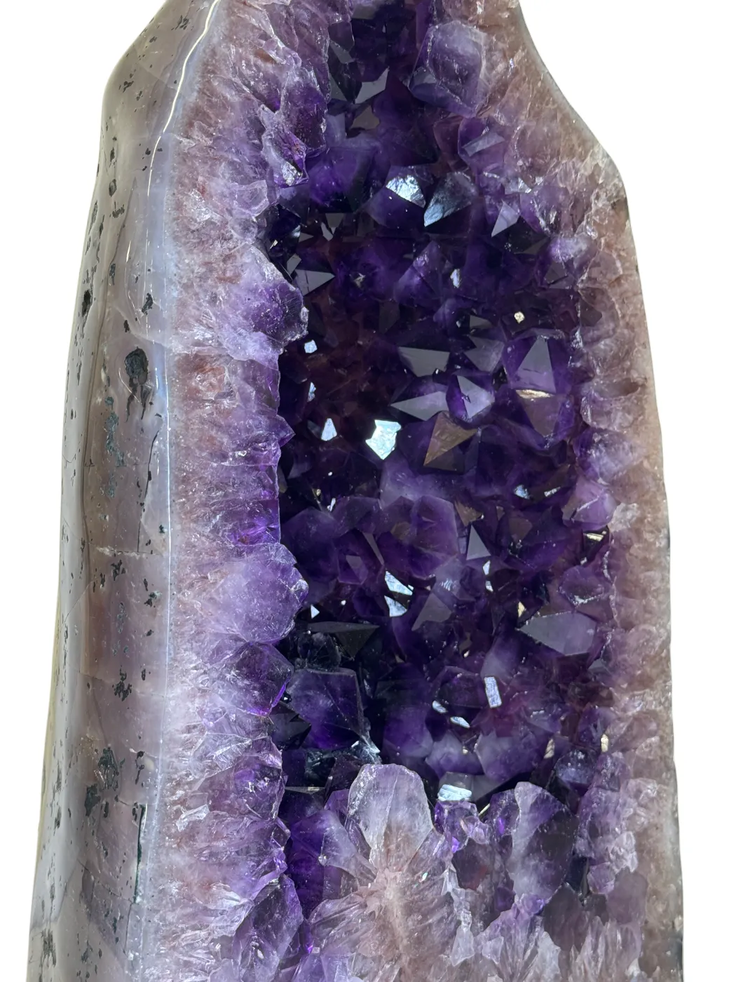 Zeer unieke amethist kathedraal – volledig gepolijst 35,36 kg (alleen afhalen)