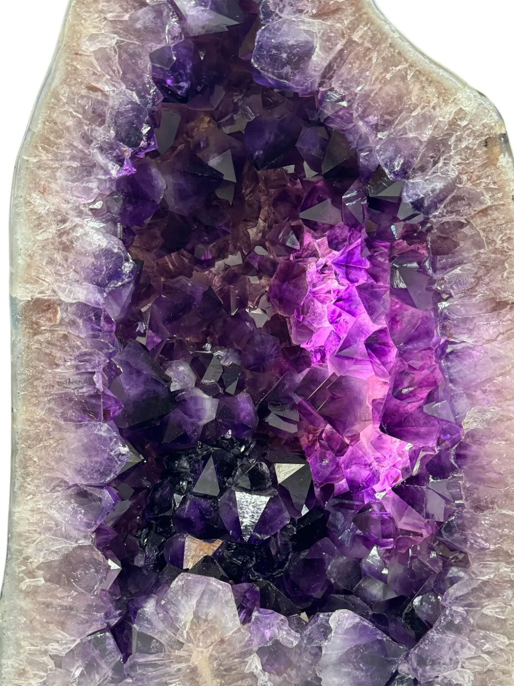 Zeer unieke amethist kathedraal – volledig gepolijst 35,36 kg (alleen afhalen)