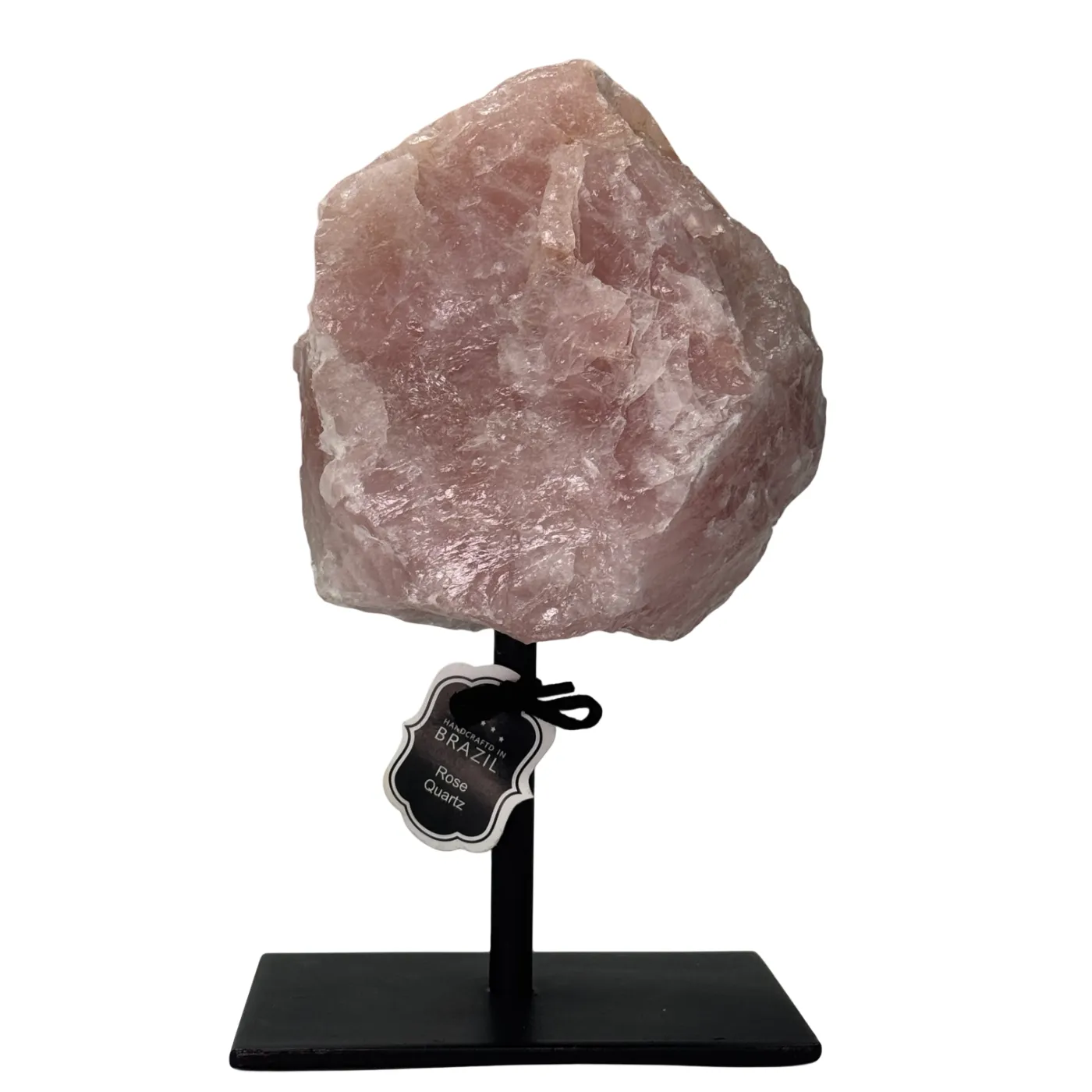 Ruwe rozenkwarts op standaard – groot