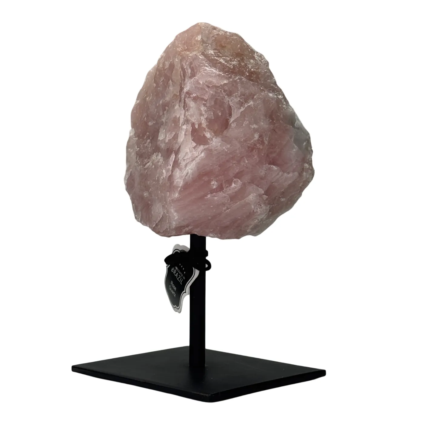 Ruwe rozenkwarts op standaard – groot