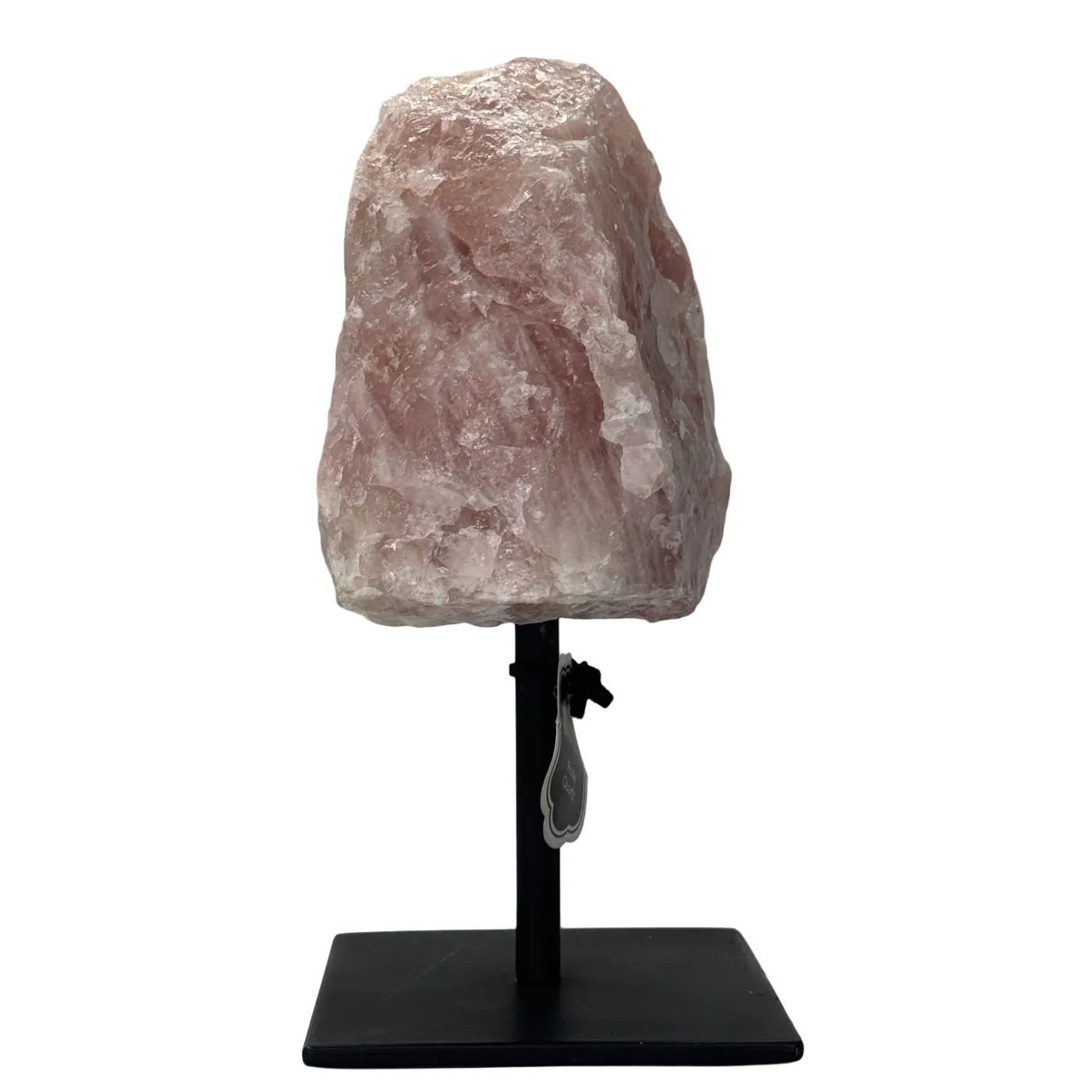 Ruwe rozenkwarts op standaard – groot
