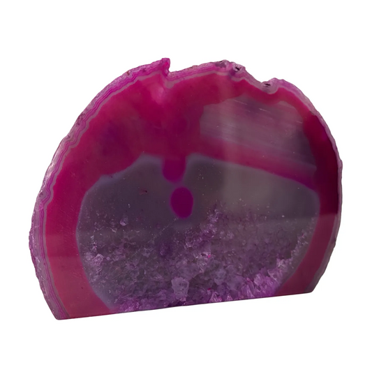 Roze agaat geode uit Brazilië - verschillende formaten