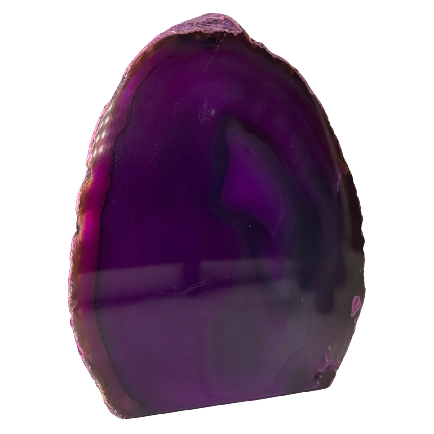 Roze agaat geode uit Brazilië - verschillende formaten