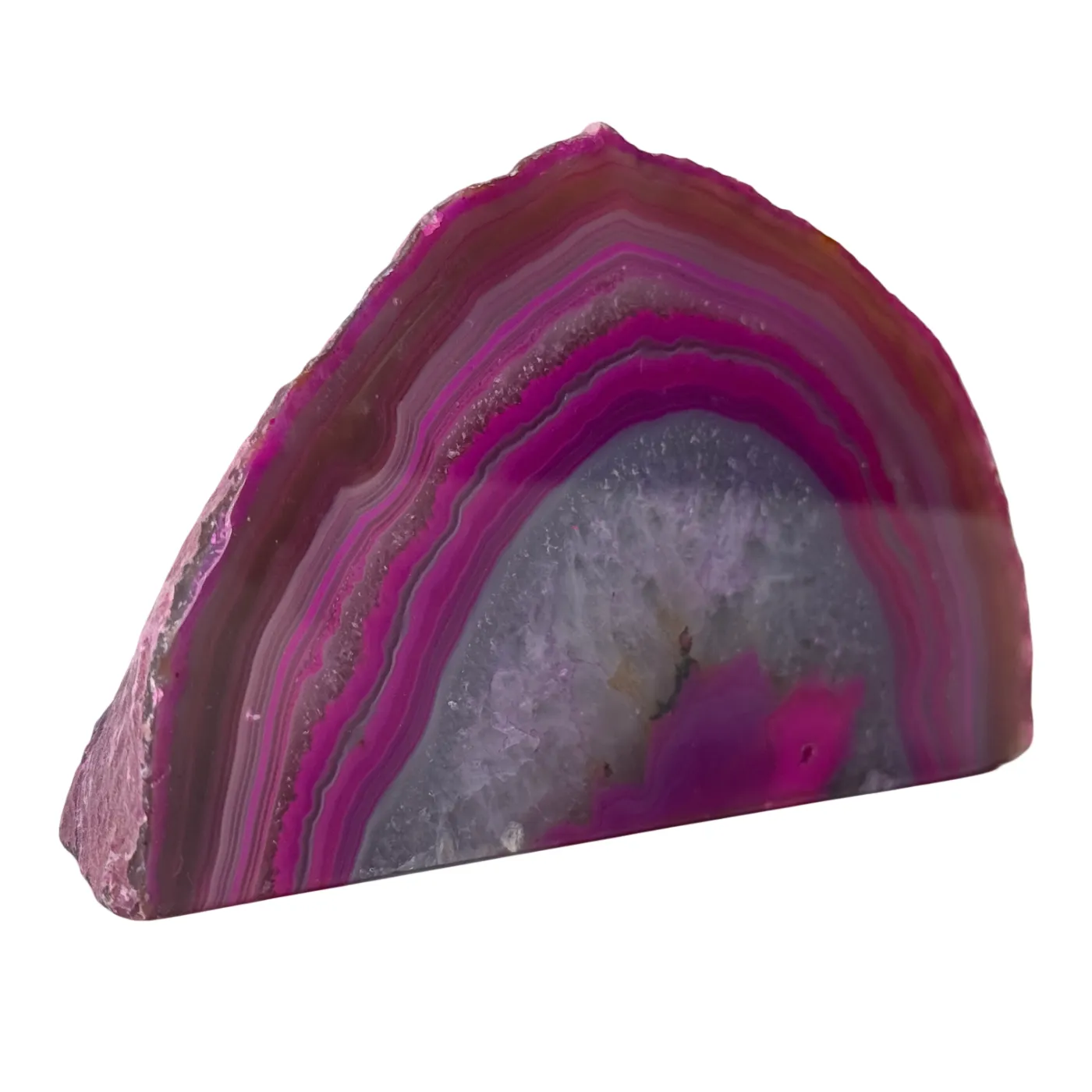 Roze agaat geode uit Brazilië - verschillende formaten