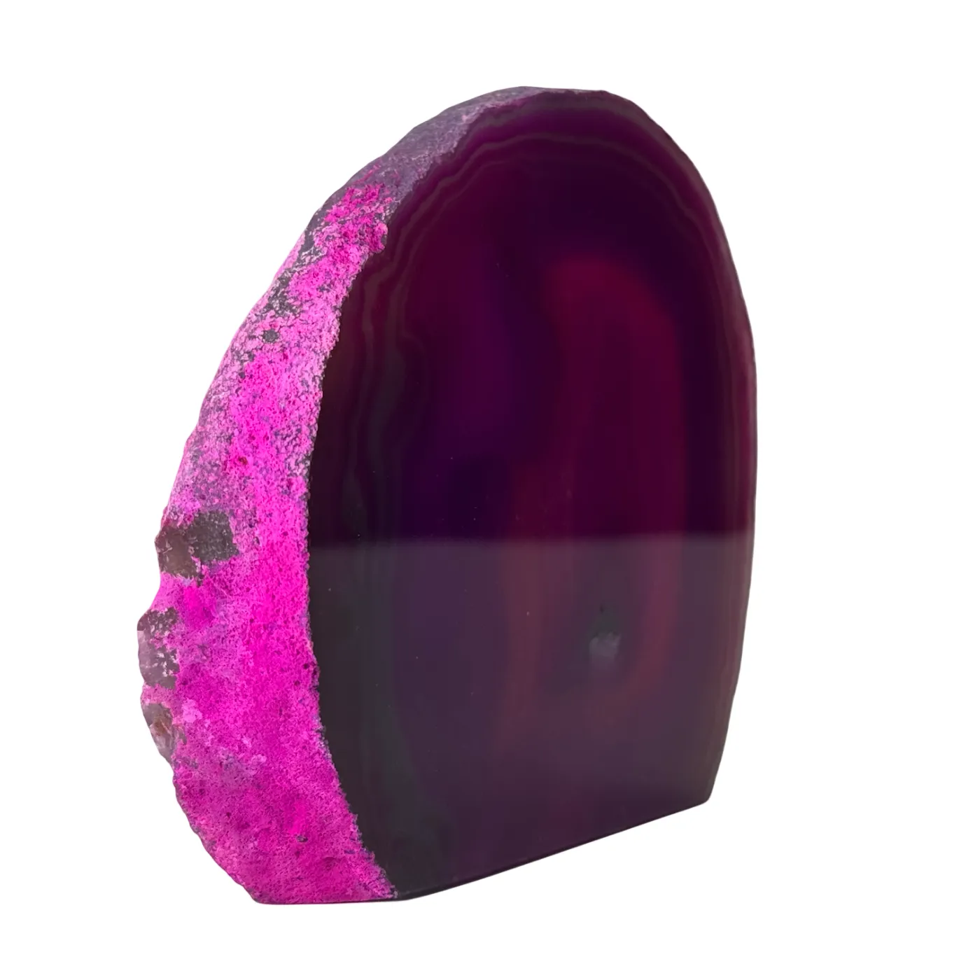 Roze agaat geode uit Brazilië - verschillende formaten