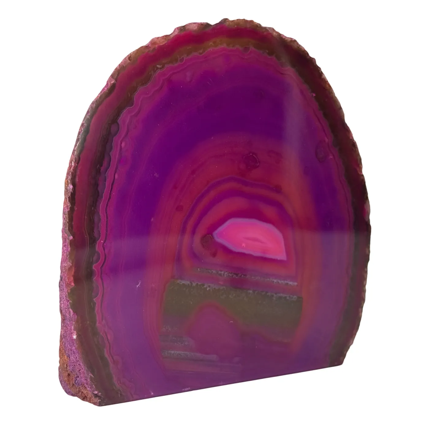 Roze agaat geode uit Brazilië - verschillende formaten