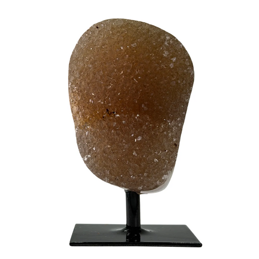 Kleine agaat rots op standaard