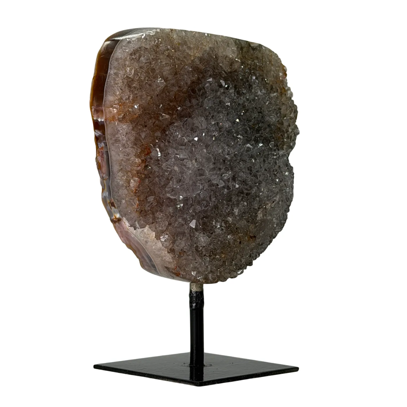 Rots agaat op standaard - Middel formaat