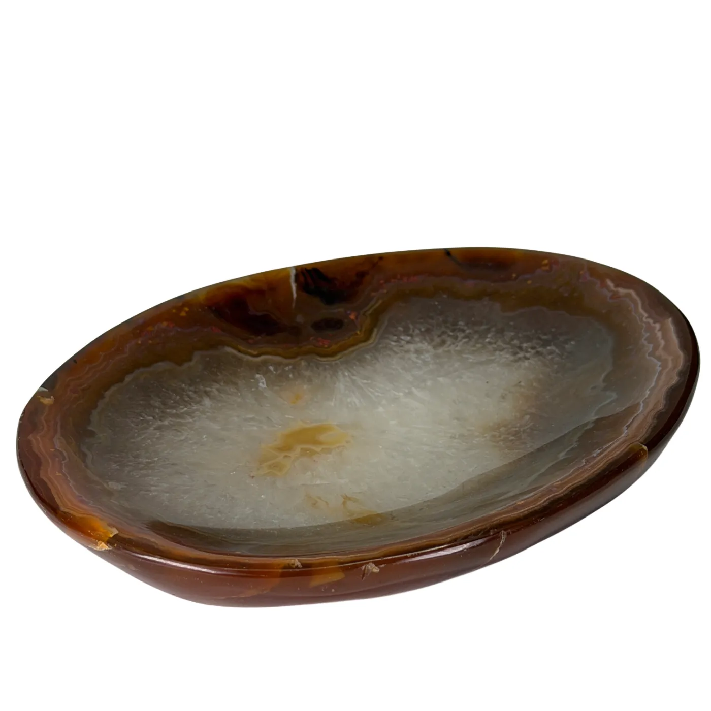 Gepolijste agaat schaal – hoge kwaliteit