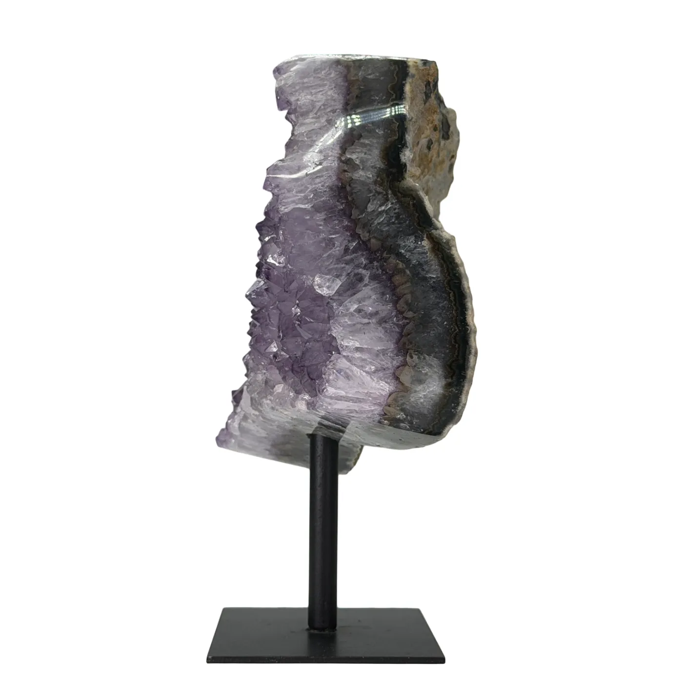 Amethist Cluster op Standaard – Brazilië