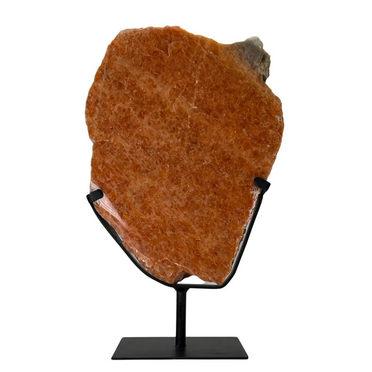 Calcite orchidée sur support