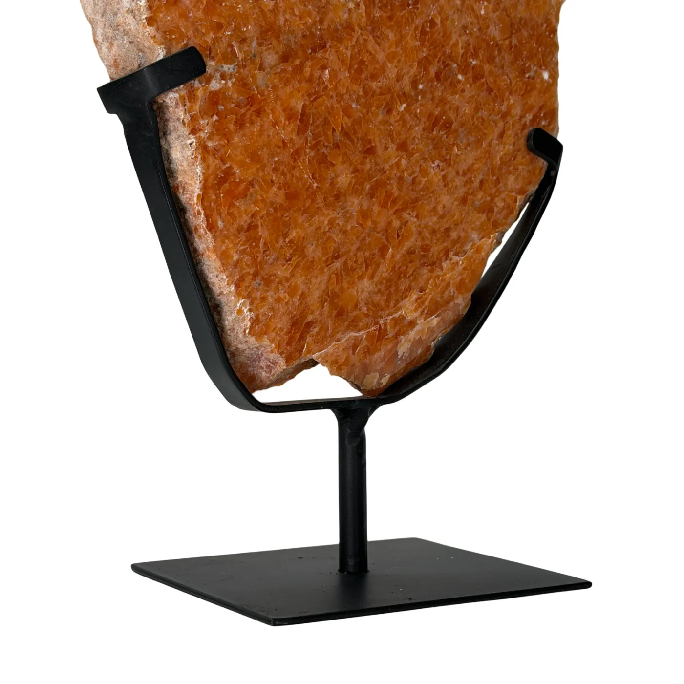 Calcite orchidée sur support