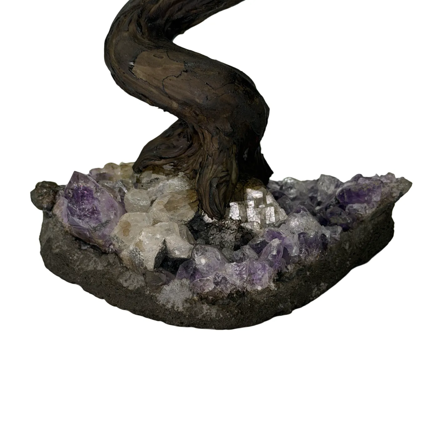 Amethist Boom op Amethist Cluster – 24 Takken