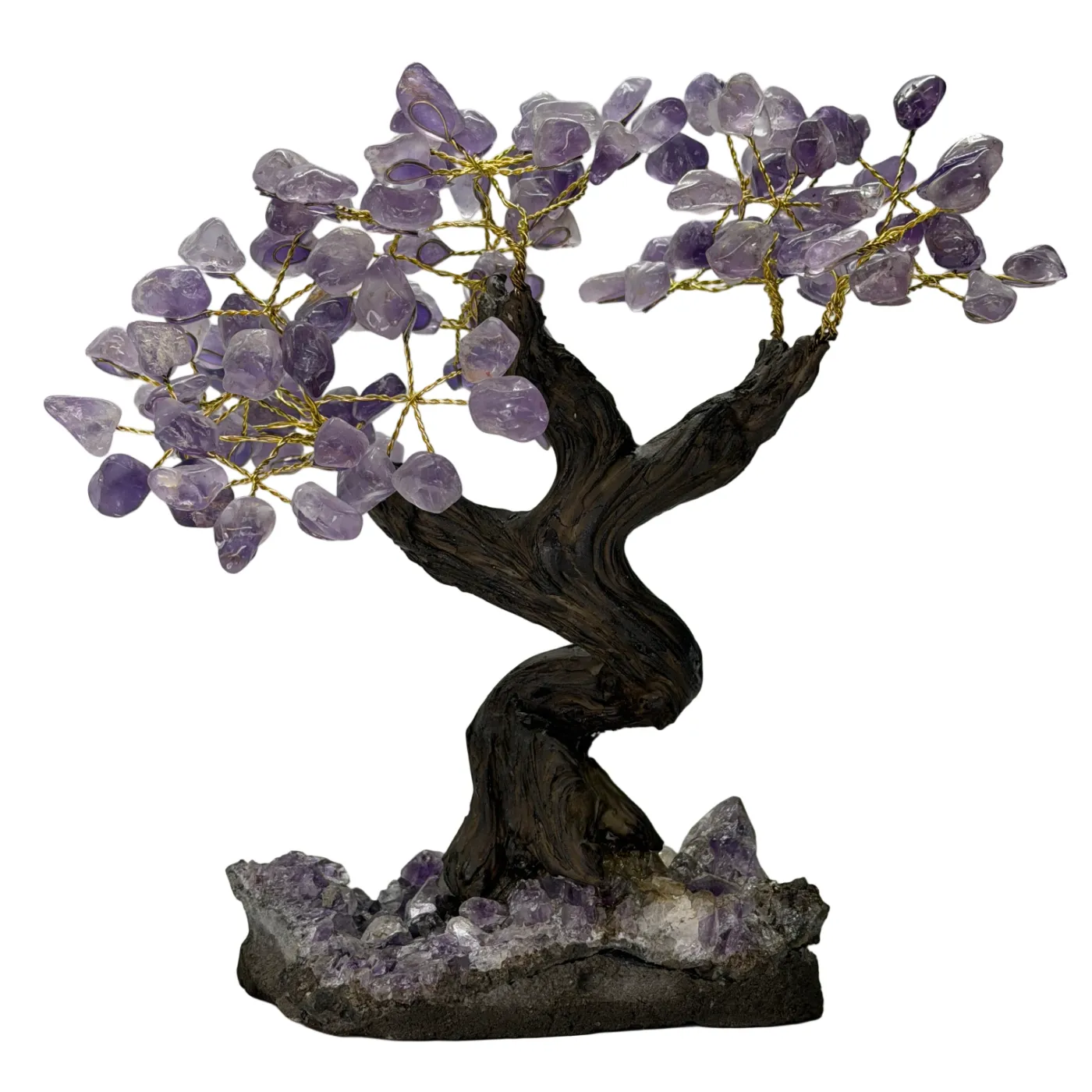 Amethist Boom op Amethist Cluster – 24 Takken