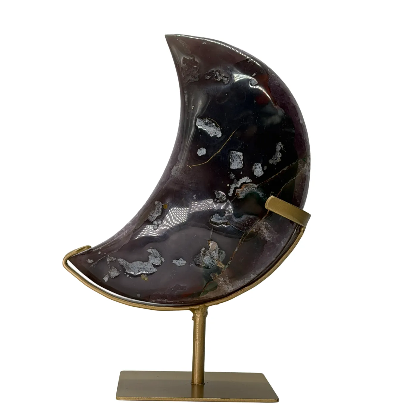 Amethist Maan op Standaard - 1,7 kg - 24 cm