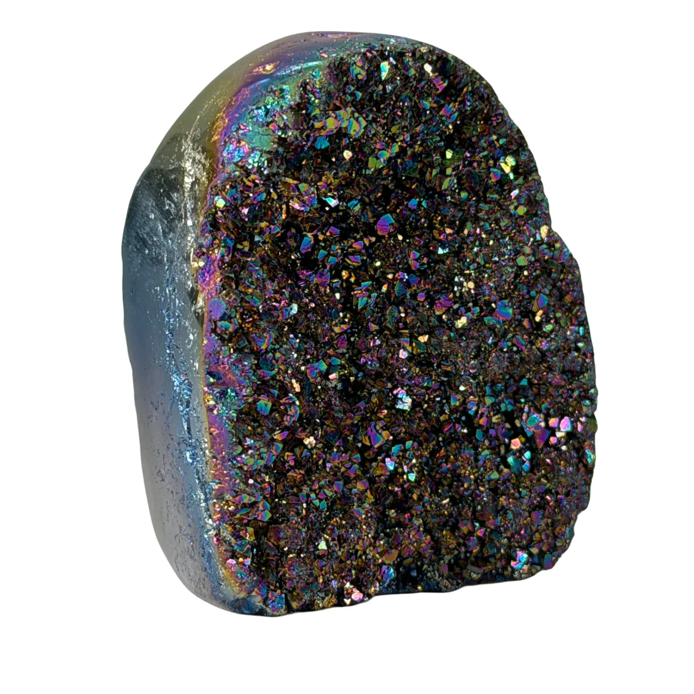 Kleine titanium rainbow kwarts