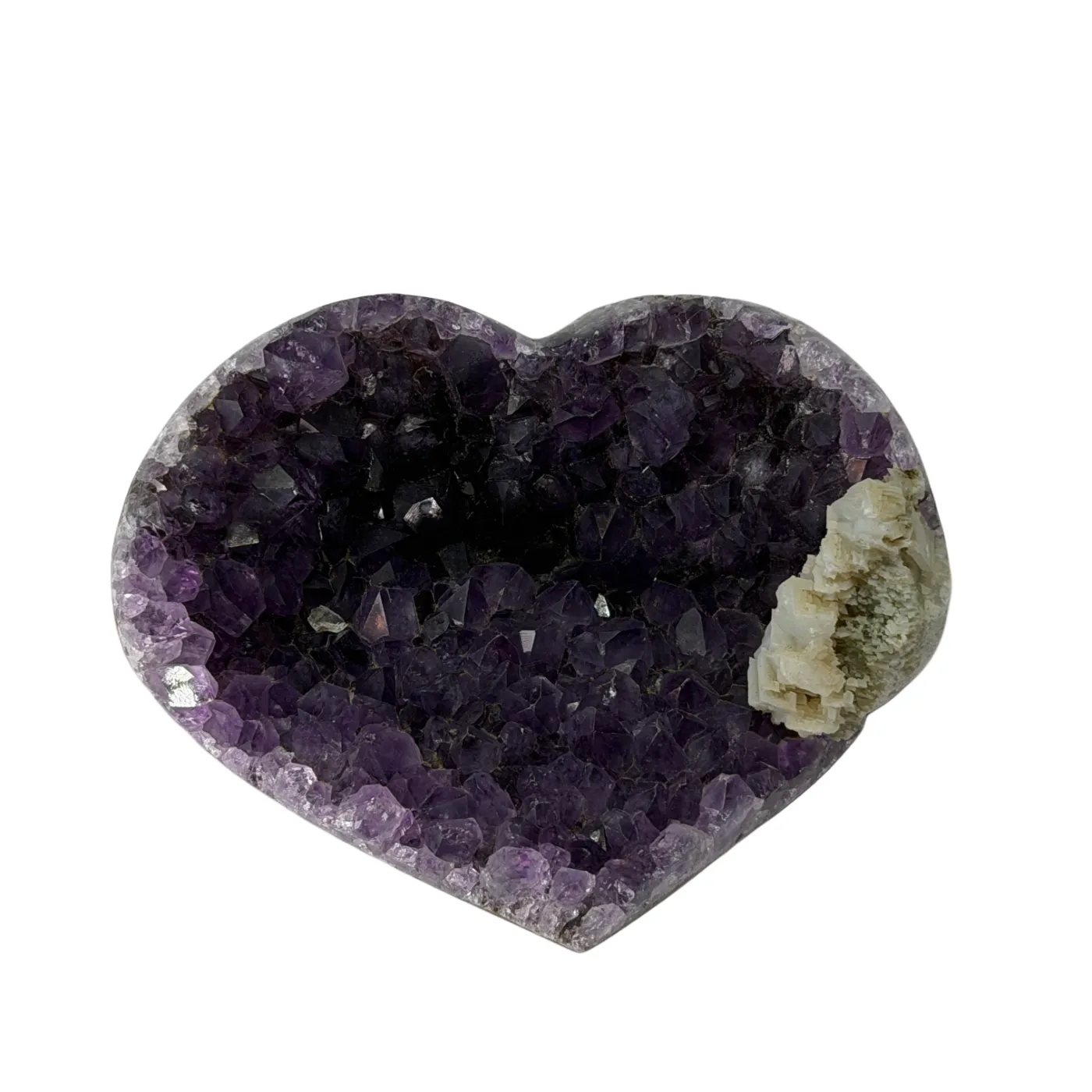 Amethist Hart – Natuurlijke Paarse Edelsteen uit Brazilië