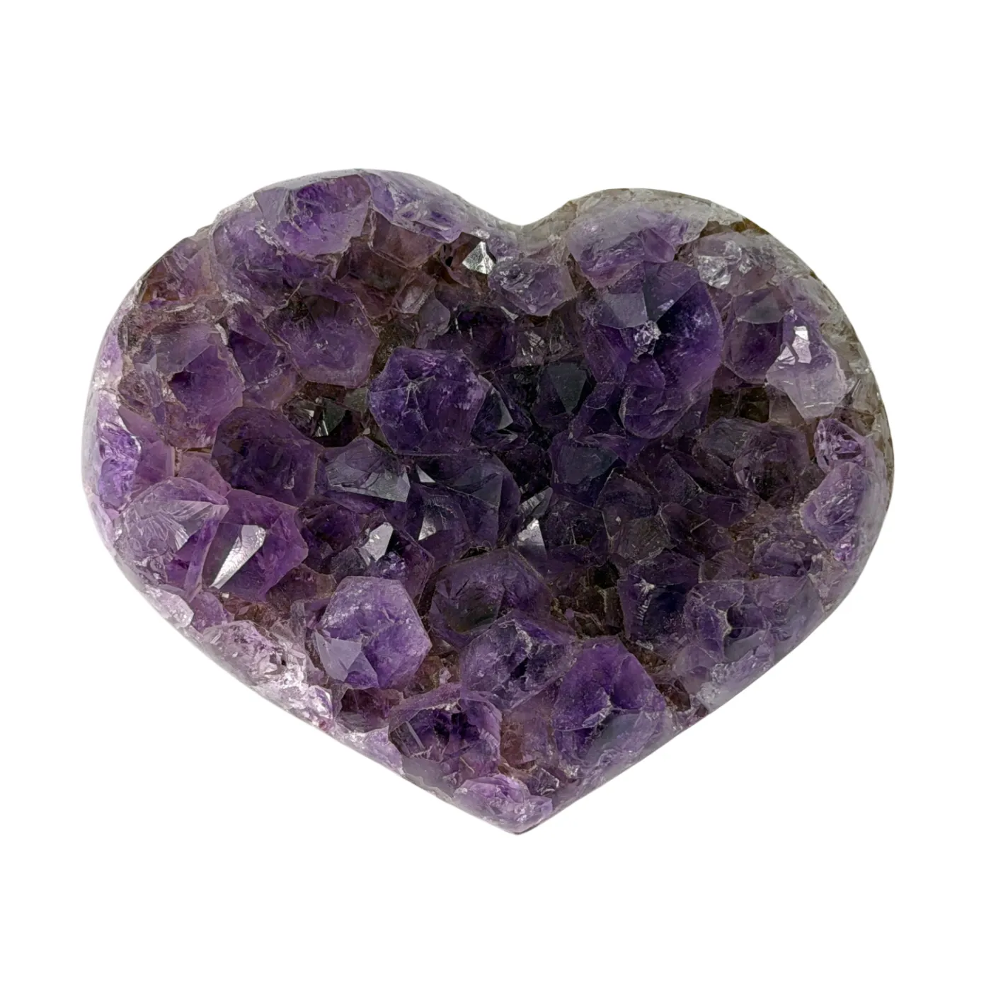 Amethist Hart – Natuurlijke Paarse Edelsteen uit Brazilië