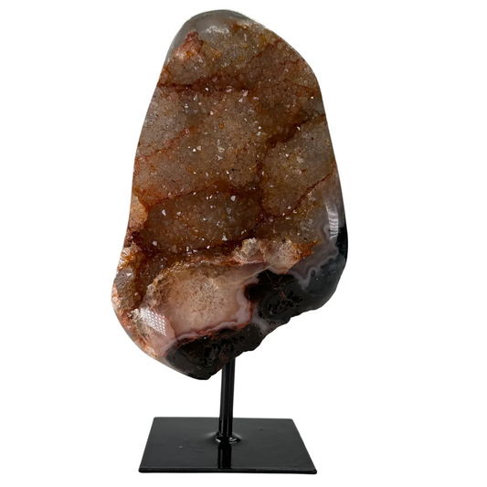 Prachtige agaat rots op standaard - #29