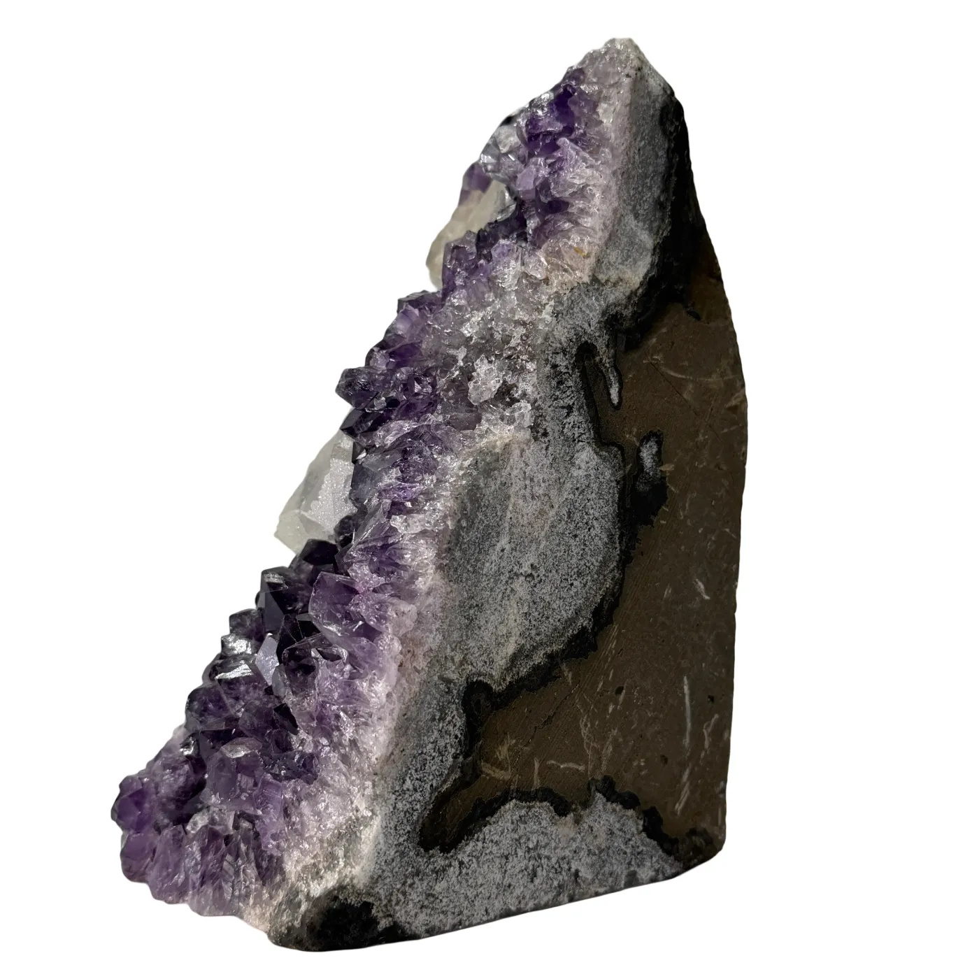 Amethist met calciet - speciale formatie #11