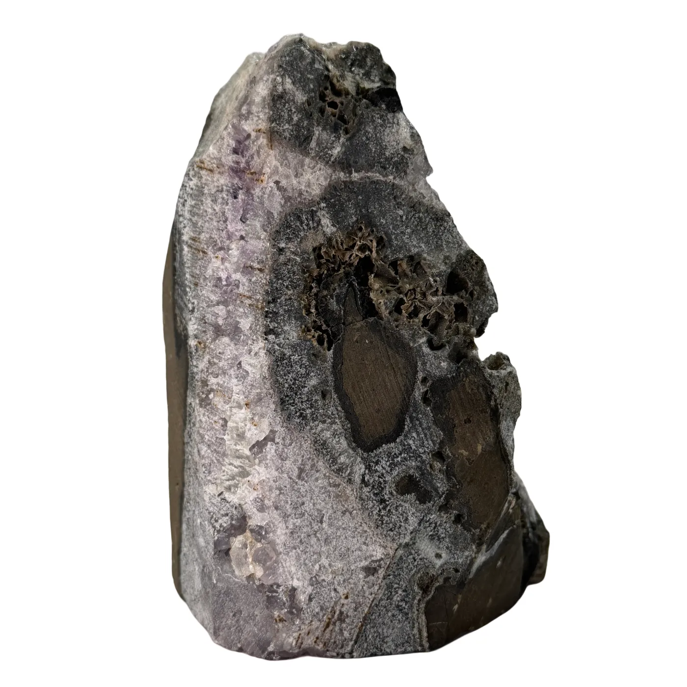 Amethist met calciet - speciale formatie #11