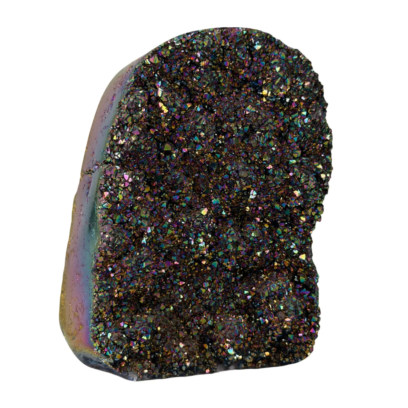 Kleine titanium rainbow kwarts