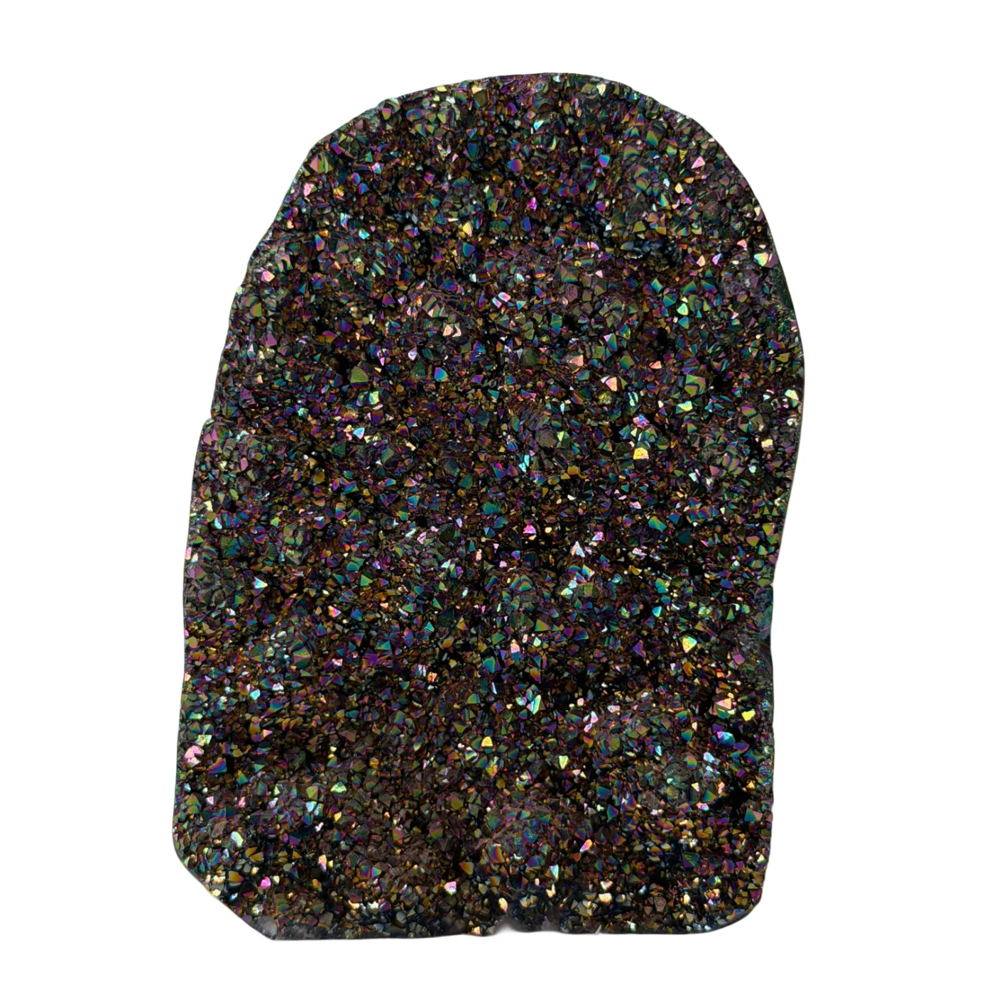 Kleine titanium rainbow kwarts