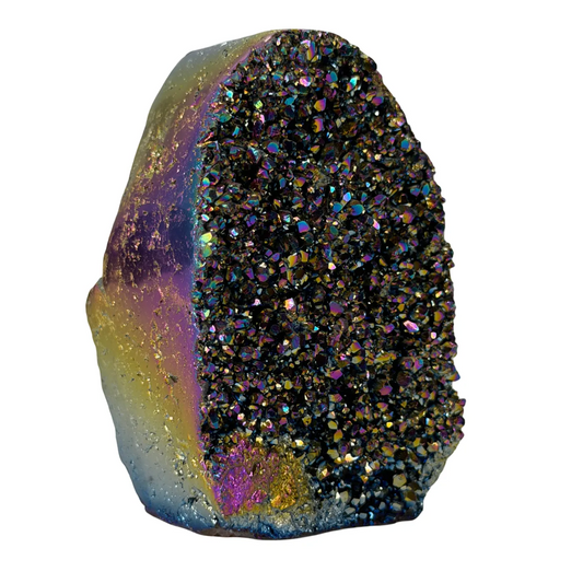 Kleine titanium rainbow kwarts