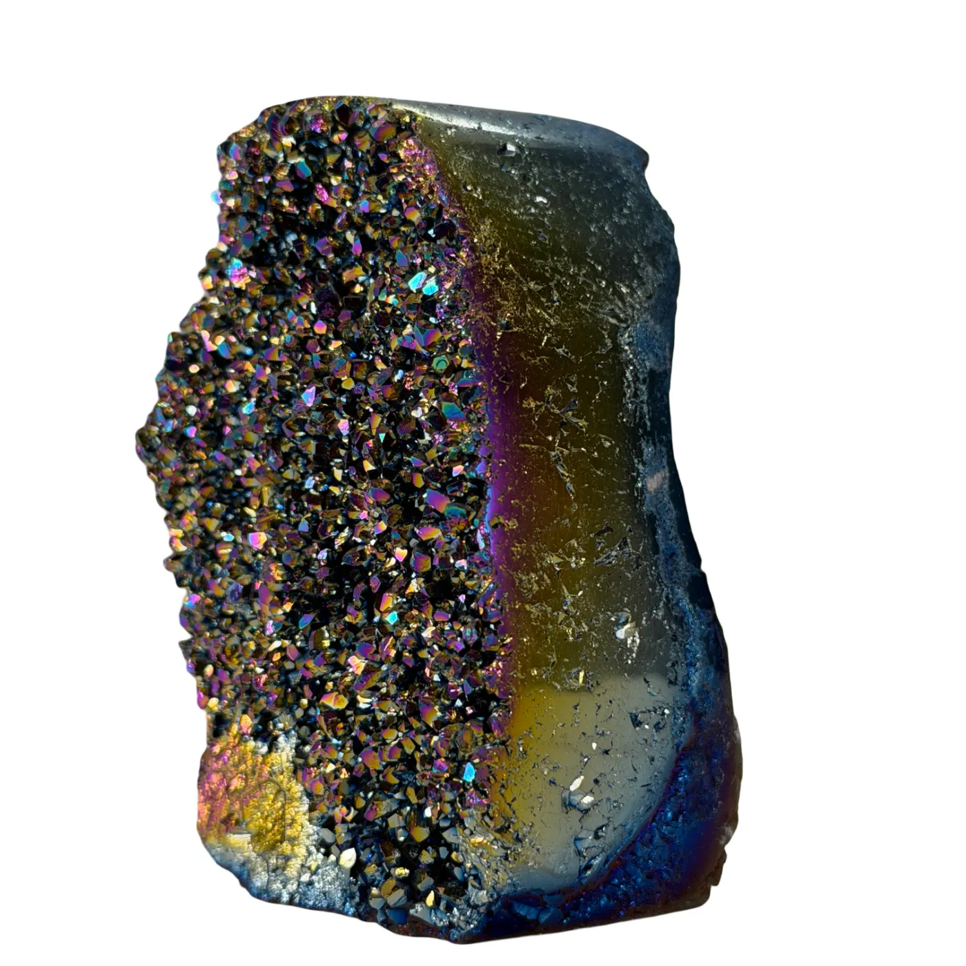 Kleine titanium rainbow kwarts