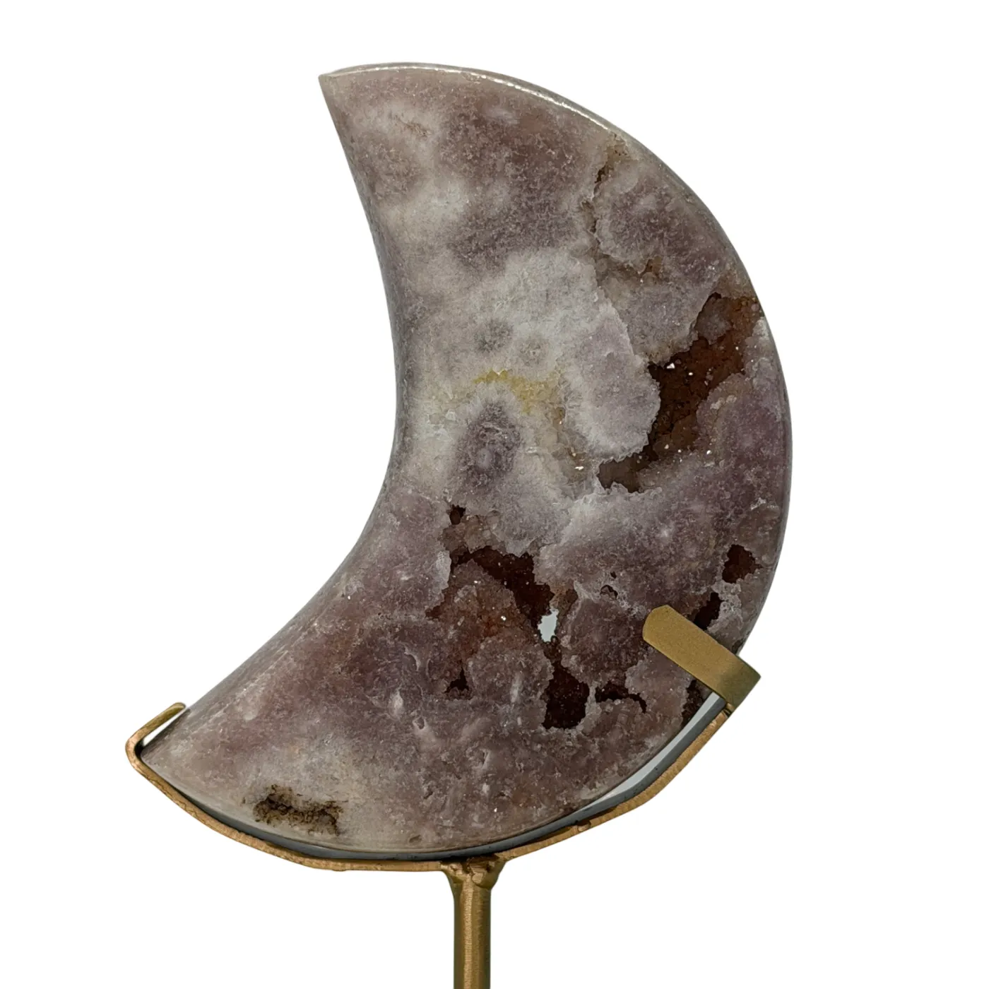 Roze Amethist Maan op Standaard - 1,2 kg