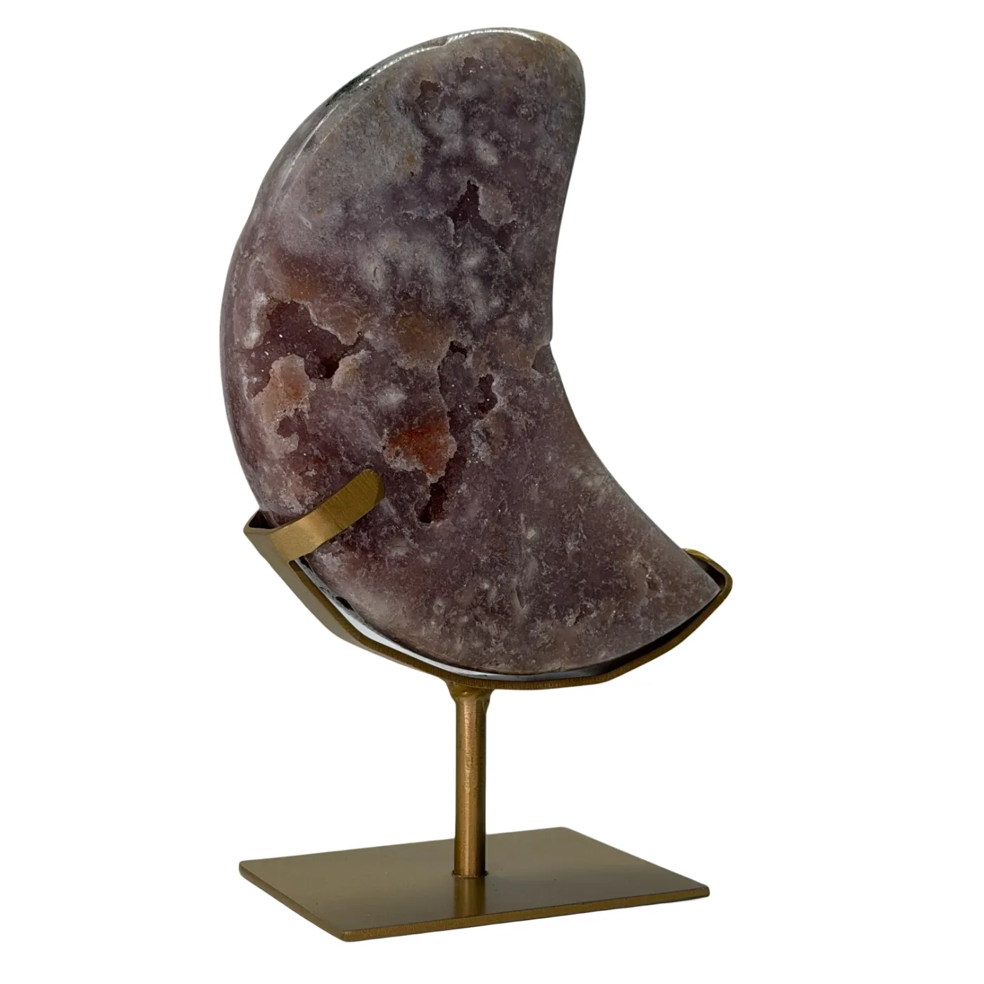 Roze Amethist Maan op Standaard - 1,2 kg