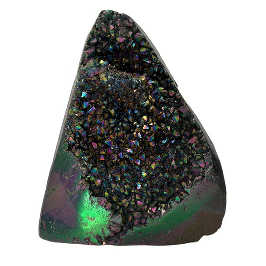 Grand cluster arc-en-ciel en titane de 4,8 kg
