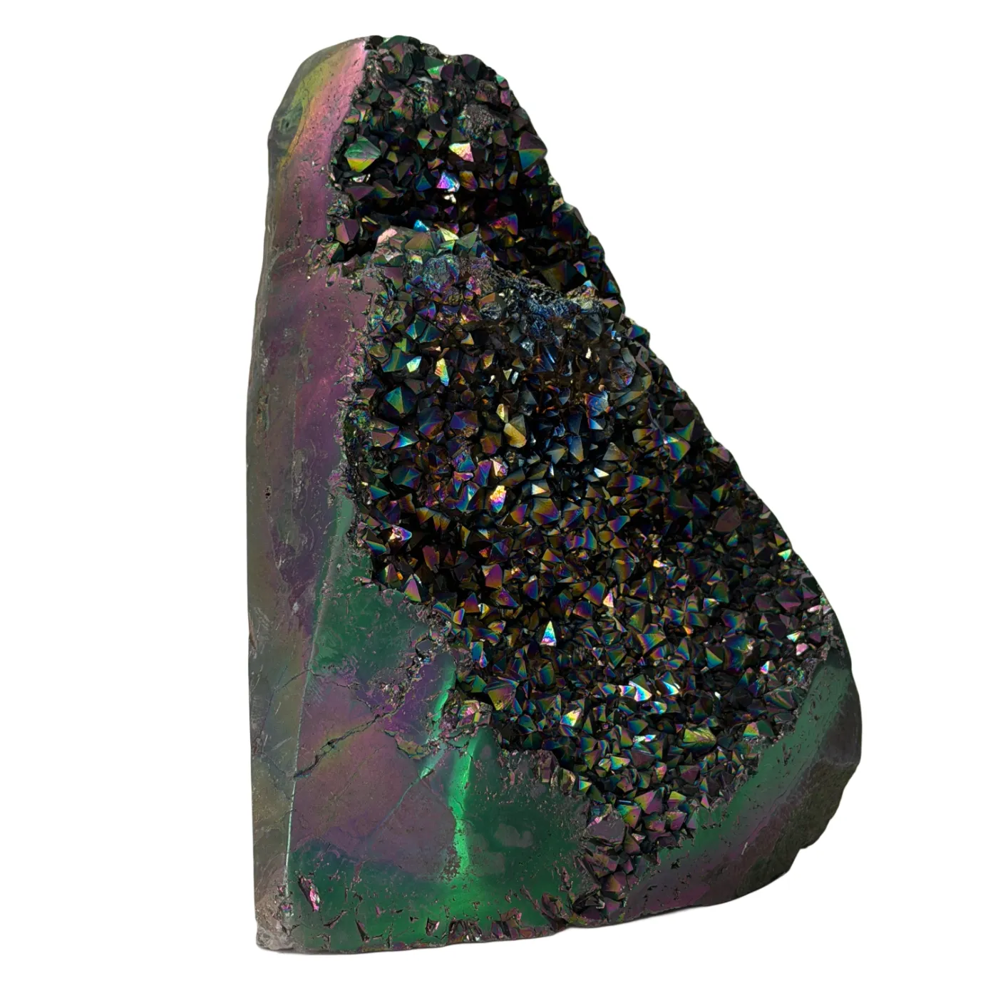 Grote rainbow titanium cluster van 4,8 kg