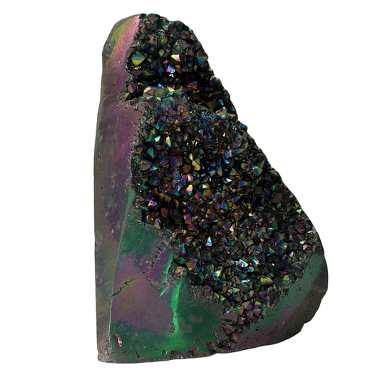 Grand cluster arc-en-ciel en titane de 4,8 kg