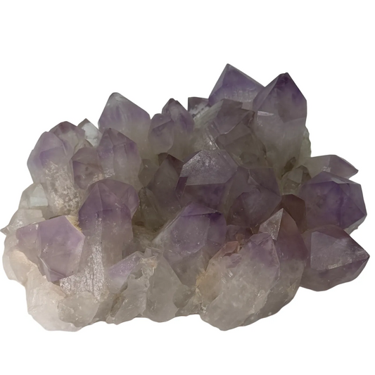 Amethist cluster uit Bolivia met prachtige grote paarse punten