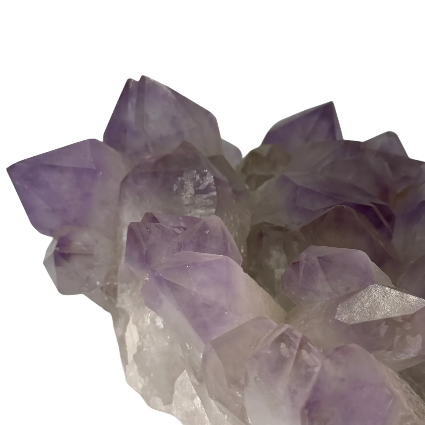 Amethist cluster uit Bolivia met prachtige grote paarse punten